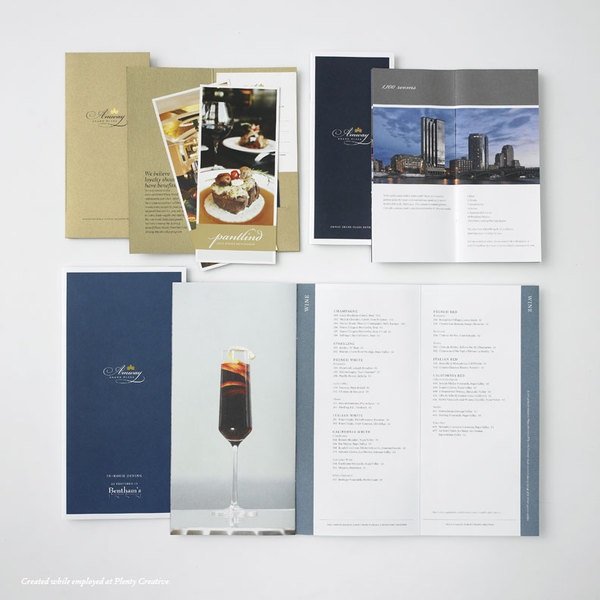 30款漂亮的酒店折页画册设计