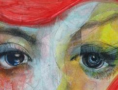 有趣的人像拼贴：Takahiro&nbsp;Kimura插画作品