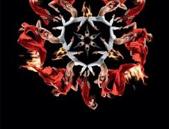 动感的汉堡芭蕾舞团广告