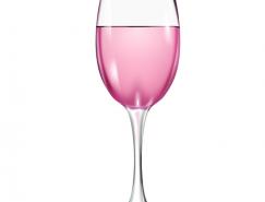 Photoshop制作盛有红酒的玻璃酒杯