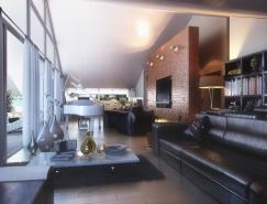 俄罗斯设计师的室内渲染佳作