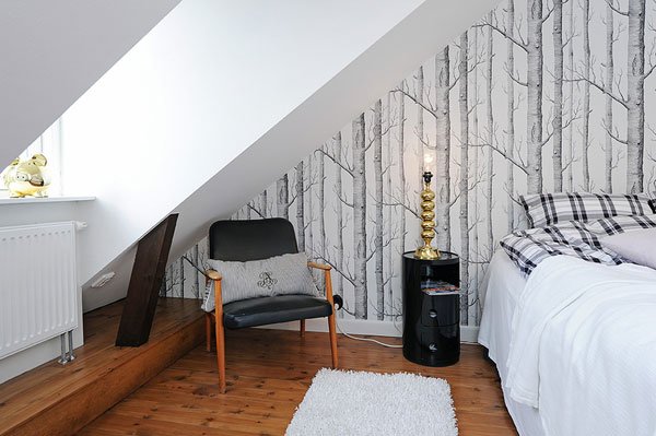 斯德哥尔摩清新风格的复式公寓设计