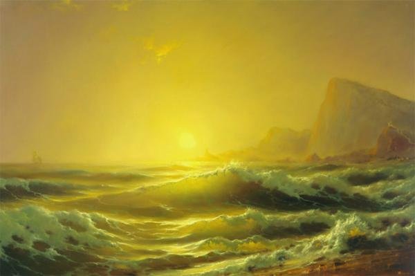 George Dmitriev海景绘画作品