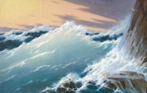 George Dmitriev海景绘画作品