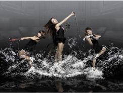 PS创意合成动感的音乐演奏者