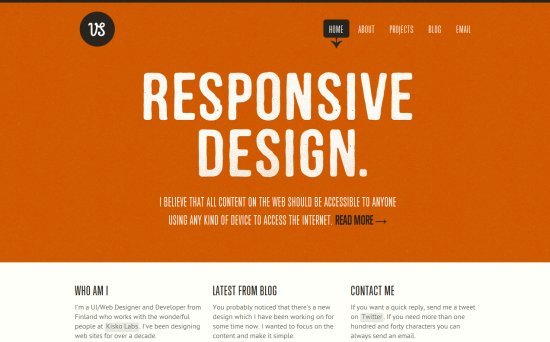 25个出色的极简风格网站设计