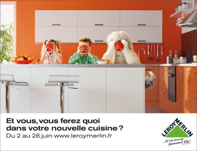 创意广告欣赏：建材超市品牌Leroy Merlin