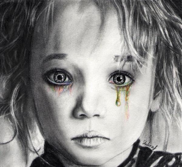 Salma Ashraf迷人的人像素描作品