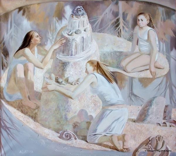 俄罗斯Agaphya Belaja油画作品欣赏