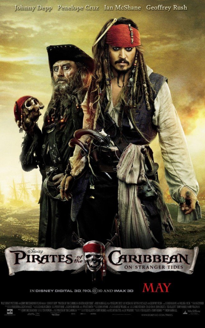 电影海报欣赏：加勒比海盗之惊涛怪浪
