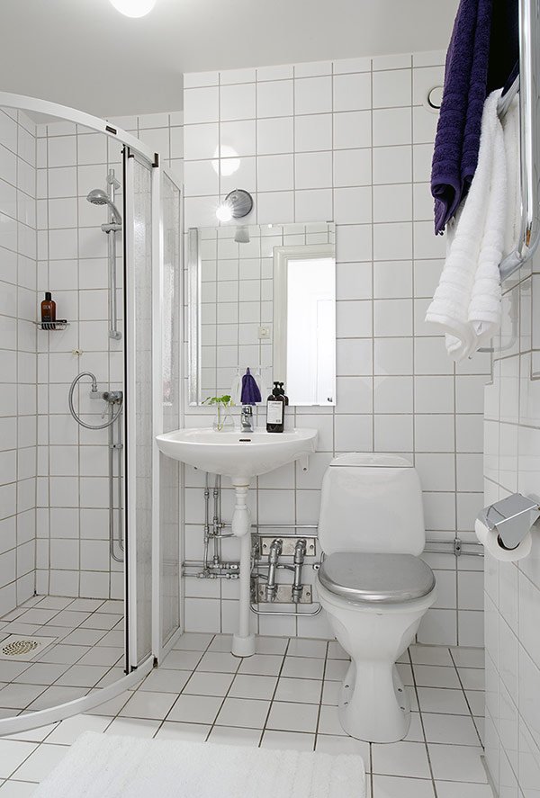 瑞典简洁风格的两居室公寓设计