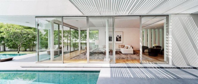 新加坡升涛湾玻璃墙豪宅设计