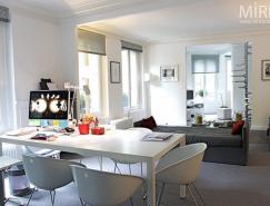 巴黎开放式小复式公寓设计