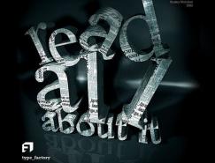 海报设计欣赏：漂亮的文字设计