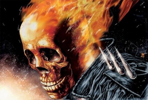 Marvel漫画人物: 恶灵骑士(Ghost Rider)插画欣赏