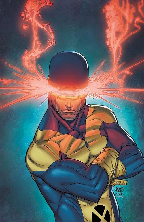 X战警人物插画: 镭射眼(Cyclops)