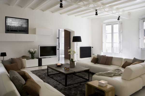 巴塞罗那130平米现代公寓设计