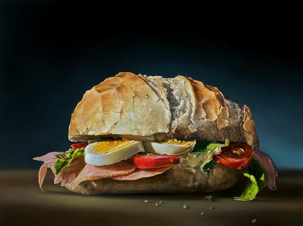 Tjalf Sparnaay超逼真的食品绘画