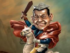 Guillermo&nbsp;Fajardo幽默人物插画