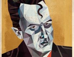 Dave&nbsp;Murray:&nbsp;立体主义风格肖像插画