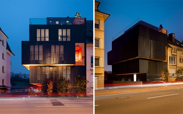 建筑与街头艺术结合: 卢森堡多层住宅设计