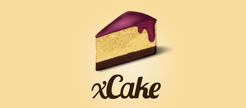 标志设计元素运用实例：蛋糕