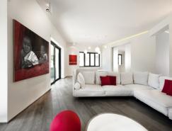 红白搭配的罗马Celio公寓设计
