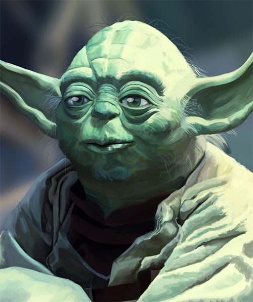 星球大战角色插画：尤达大师(Yoda)