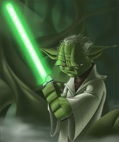 星球大战角色插画：尤达大师(Yoda)