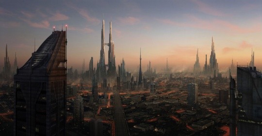 “未来城市”插画欣赏