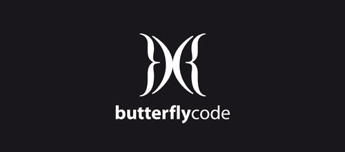 标志设计元素运用实例：蝴蝶(三)