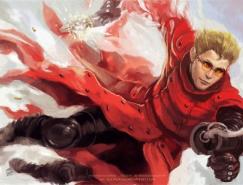 漫画人物插画：枪神Trigun