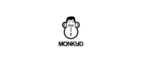 33款有趣的猴子标志设计