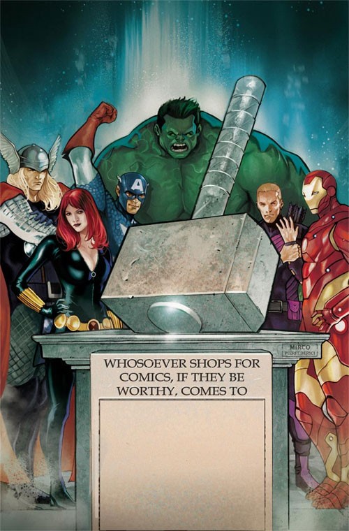 超级英雄漫画人物插画：复仇者联盟The Avengers