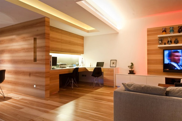 木制材料的运用：办公室设计欣赏