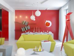 色彩丰富的概念小公寓设计