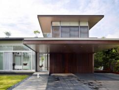 U型现代住宅设计：新加坡Sunset别墅