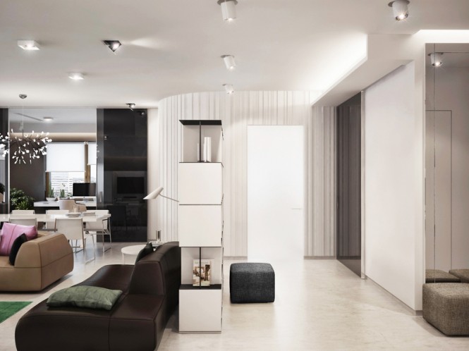 乌克兰300平米现代公寓设计