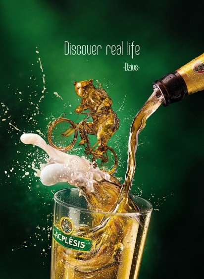 探索真正的生活：Lacplesis啤酒广告