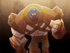 Marvel漫畫人物:紅坦克(Juggernaut)插畫欣賞