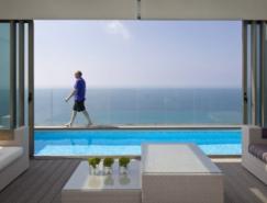 以色列豪华复式海景住宅设计