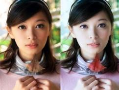 PS修饰偏红人物照片