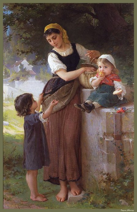 法国学院派画家Emile Munier (1840 - 1895)作品欣赏