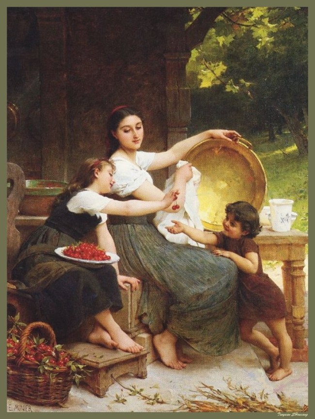 法国学院派画家Emile Munier (1840 - 1895)作品欣赏