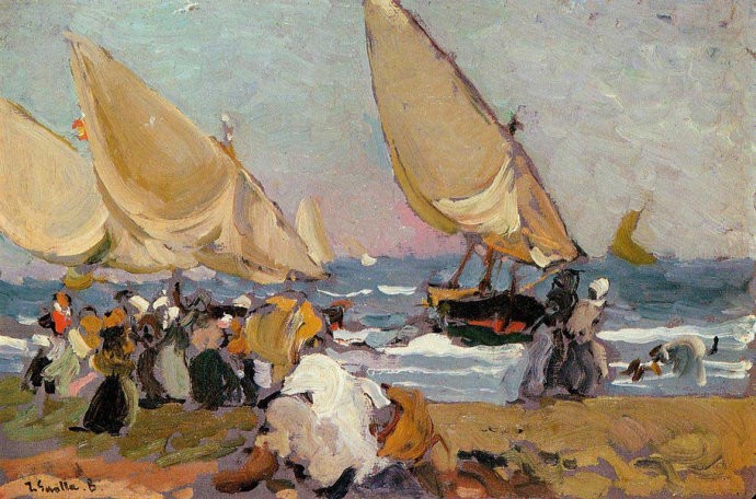 西班牙印象派画家: Joaquín Sorolla y Bastida