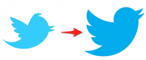 Twitter推出新品牌标识 简化为无字蓝鸟