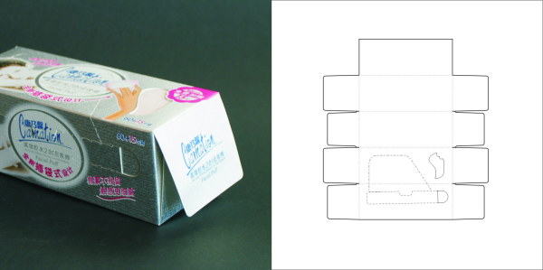 69款包装结构设计实样图和包装展开分解图
