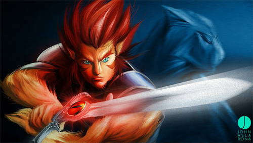 经典卡通人物插画：Thundercats 霹雳猫