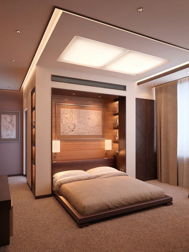 现代卧室设计效果图