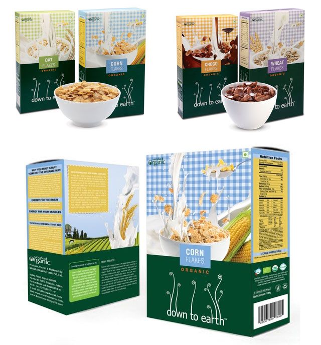 国外麦片和谷类食品包装设计